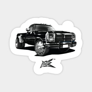 dodge first gen dually black Magnet