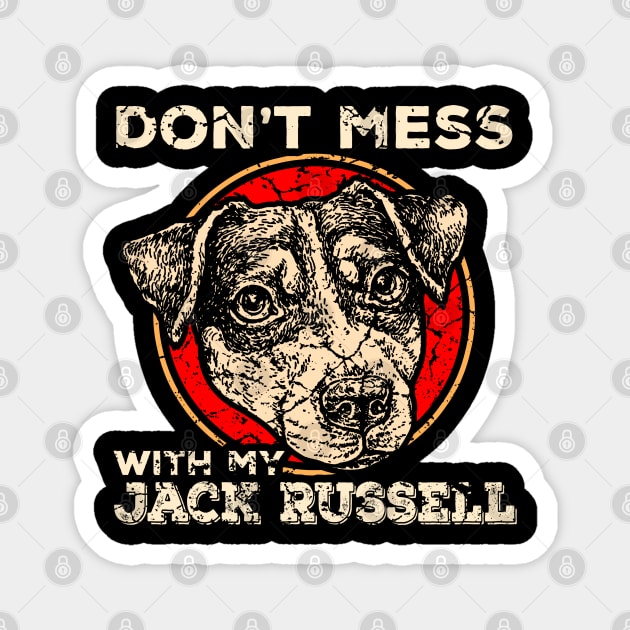 Funny Jack Russell Magnet by Mila46