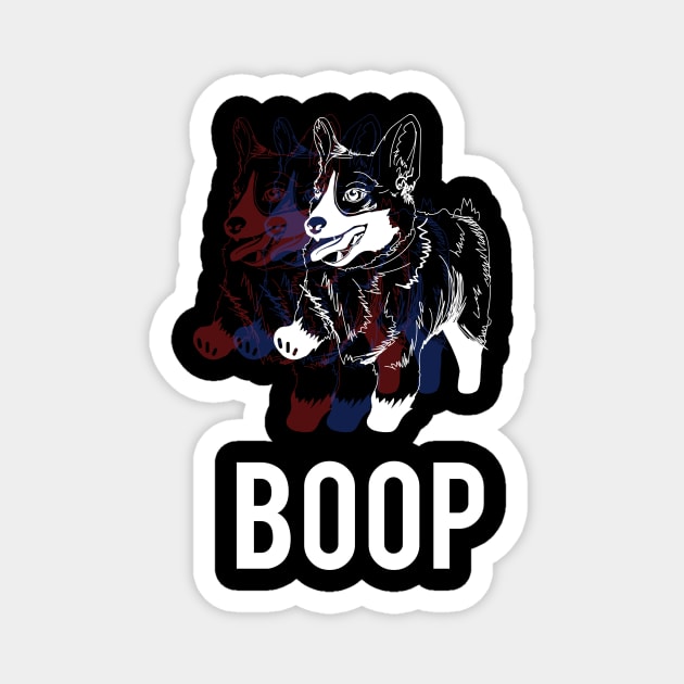 BOOP Corgi Magnet by Sending Spell