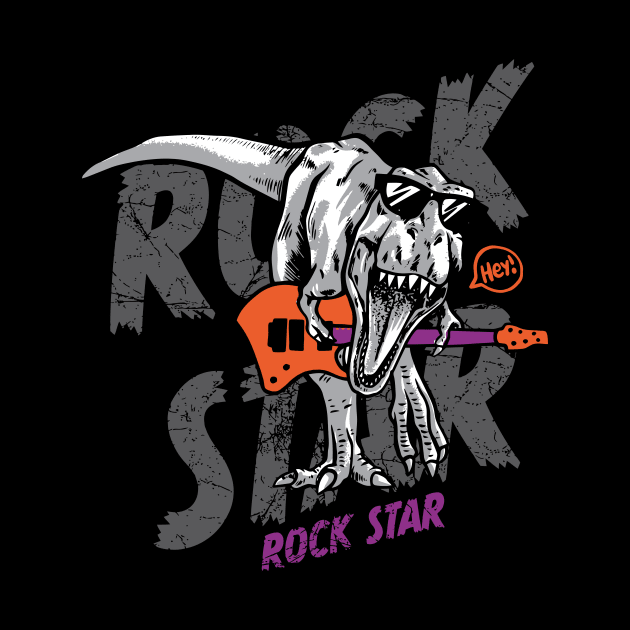 Dino Rock Star: Electric Groove by WorldDinosaurs