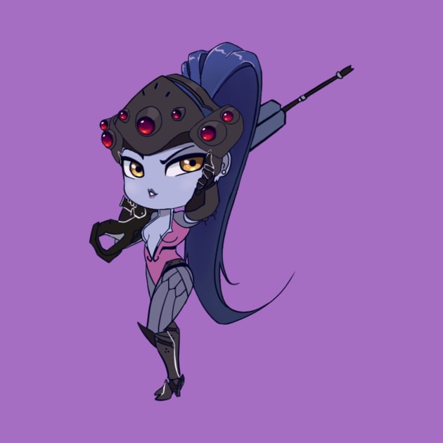 Chibi Widowmaker by RidicBird