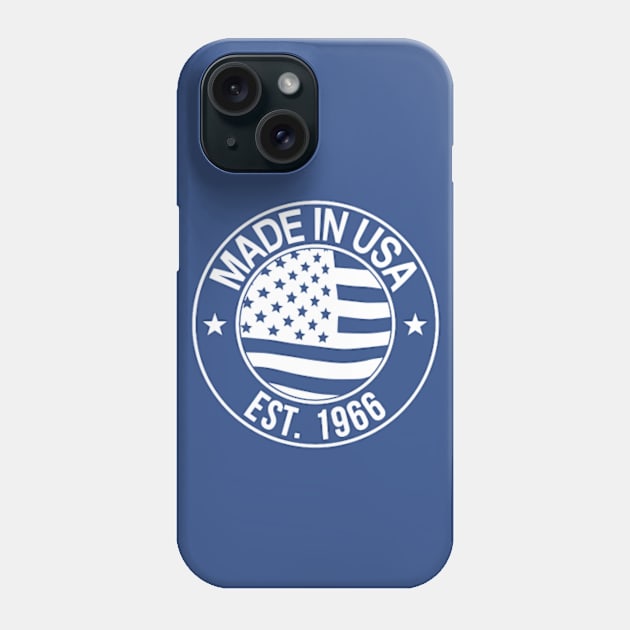 Made in USA EST. 1966 Phone Case by Mounika