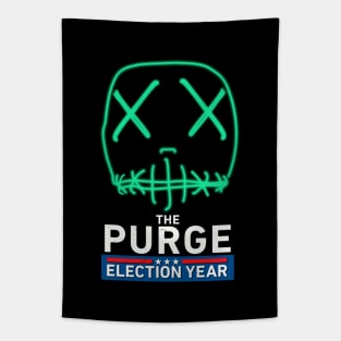 Lady Liberty Mask THE PURGE Tapestry