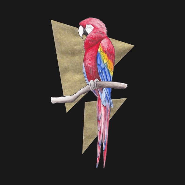 Scarlet Macaw by kc-art