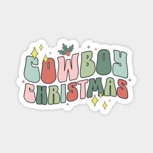 Cowboy Christmas Magnet