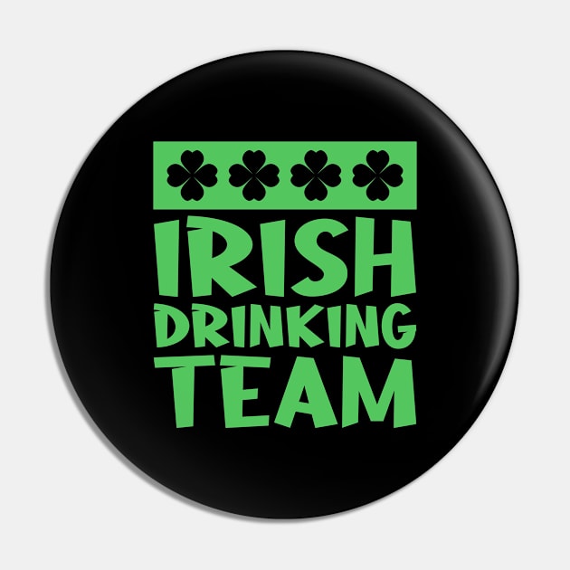 Irish Drinking Team Pin by colorsplash