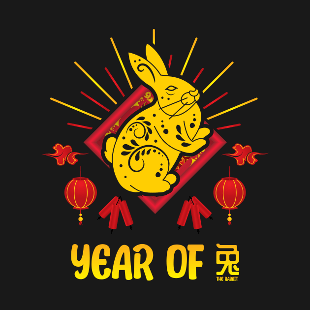 Good Luck Zodiac Happy Chinese New Year of the Rabbit by star trek fanart and more