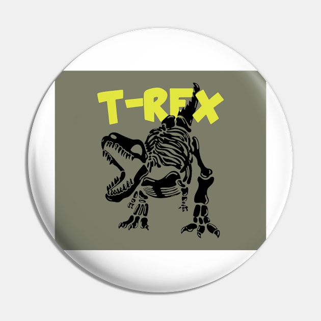 Cool trex skeleton Pin by timegraf