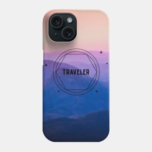 Traveler- Mountain sunset edition Phone Case