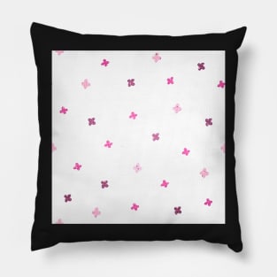 Simple Pink Flower Pattern Pillow