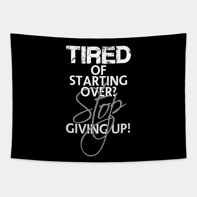 Tired of starting over? Stop giving up! Tapestry by FitnessDesign