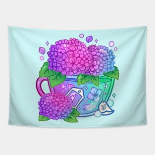 Hydrangea Teacup Tapestry