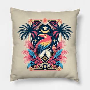 Tropical nature colorful design Pillow