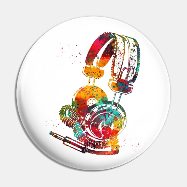 Headphones Pin by erzebeth