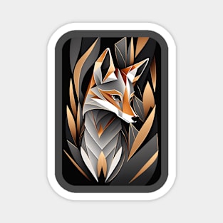 Fox in the Woods Magnet