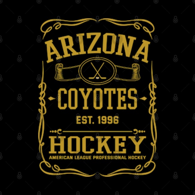 Vintage Coyotes Hockey by carlesclan