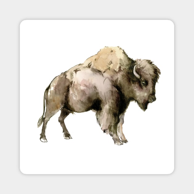 Bison Magnet by surenart