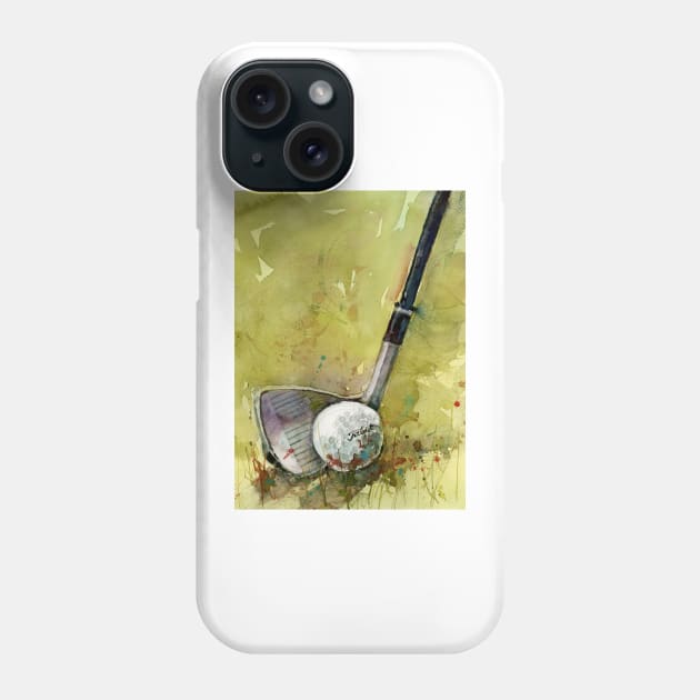 Golf and Putt Phone Case by dfrdesign