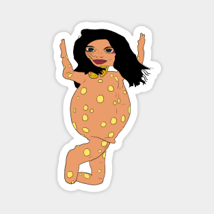 Blobby Björk Magnet