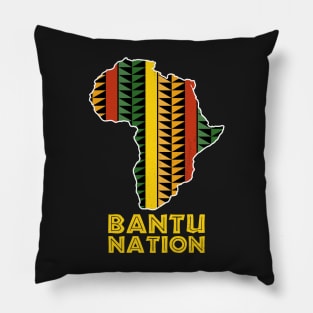 Bantu Nation Africa Zulu Shield Safari African Pattern Pillow