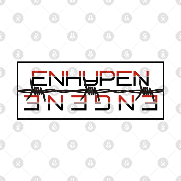 ENHYPEN/ENGENE Cool Word Art Aesthetic Design by PANGANDOY