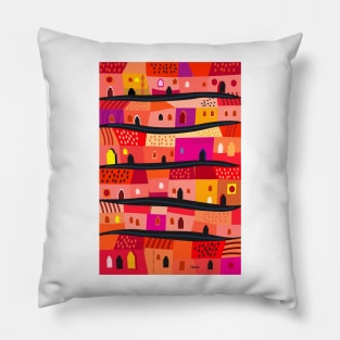 Old Town Pattern Pillow