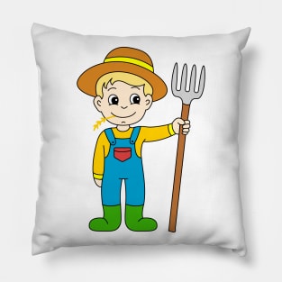 Farmer Boy Pillow