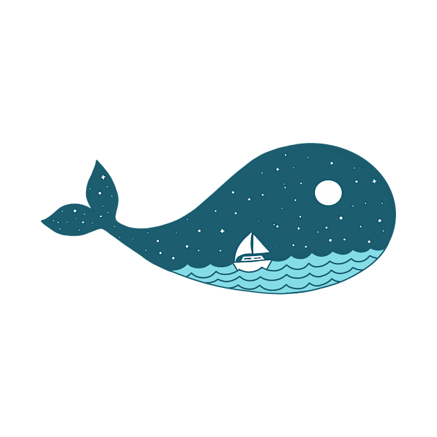 Whale Landscape by coffeeman