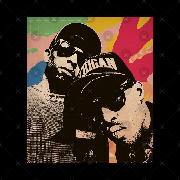 Vintage Poster - Gang Starr Style by Pickle Pickle