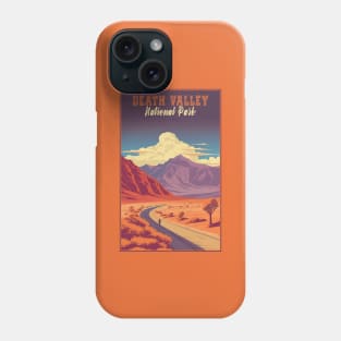 Death Valley National Park Vintage Travel  Poster Phone Case