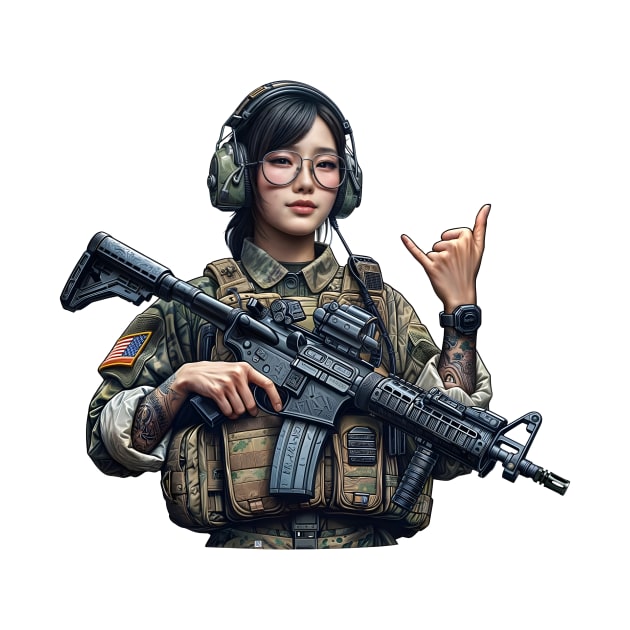 Tactical Girl by Rawlifegraphic