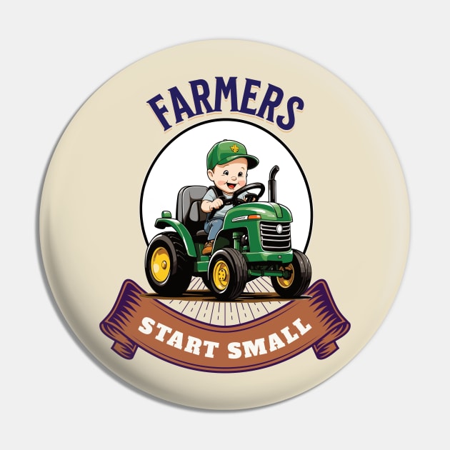 Farmers start small Pin by BishBashBosh