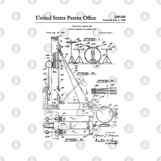 Drum Set Patent by Luve