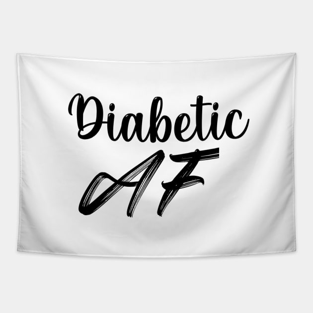 Diabetic AF Tapestry by CatGirl101