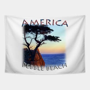 America - California - Pebble Beach Tapestry