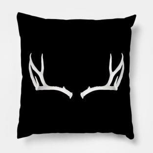 Typical Mule Deer Set Logo Only Pillow