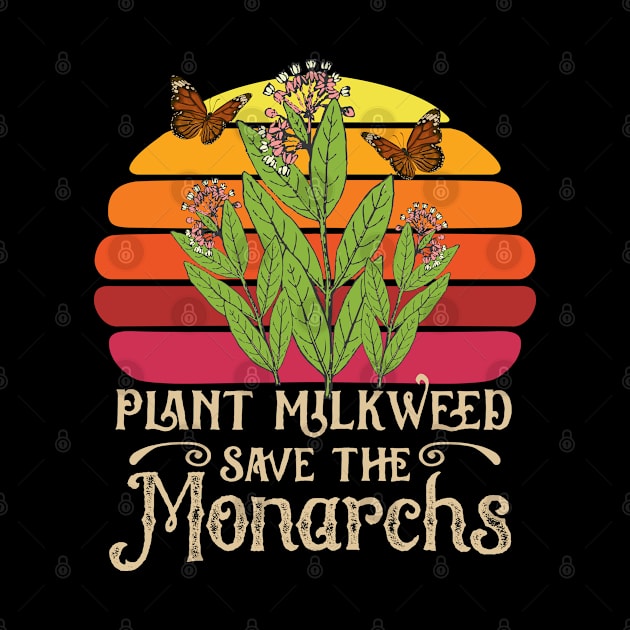 Monarch Butterfly Plant Milkweed Gift by USProudness