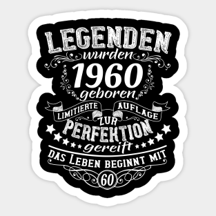 60 Geburtstag Lustig Stickers Teepublic