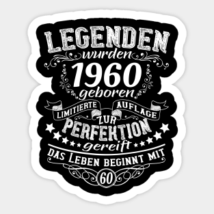 60 Geburtstag Lustig Stickers Teepublic