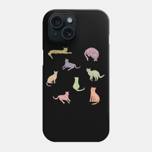 Badly drawn cats Phone Case