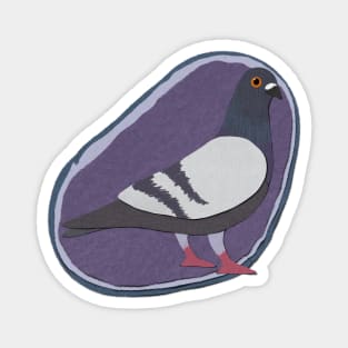 Paper craft pigeon Magnet