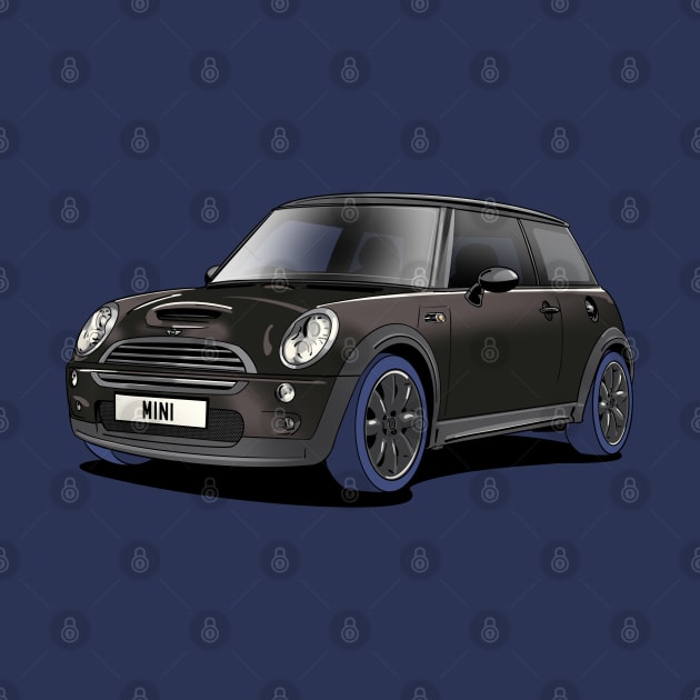 Black Mini Cooper S by Webazoot