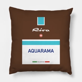 Riva Aquarama Rivarama Runabout Yacht Italy Pillow