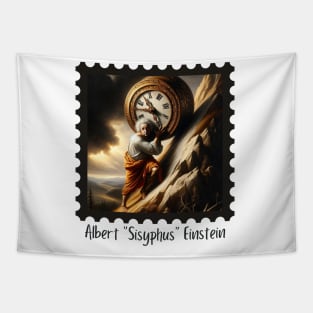 Albert Sisyphus Einstein Tapestry