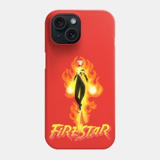 fiery red head Phone Case