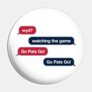 Patriots WYD Text Pin