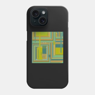 Urban Cactus abstract stripes and geometrics Phone Case