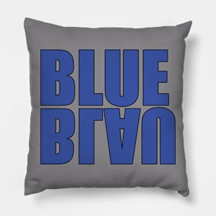 Blue- Blau in German Pillow