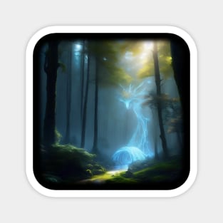 Magical Creature In The Forest Magnet