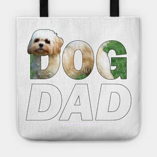 Dog Dad - Cavachon oil painting word art Tote